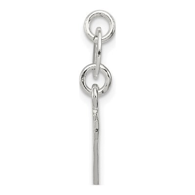 Sterling Silver Letter V Charm – view 3
