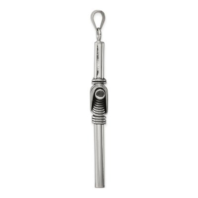 Sterling Silver Antiqued Cross Pendant – view 3