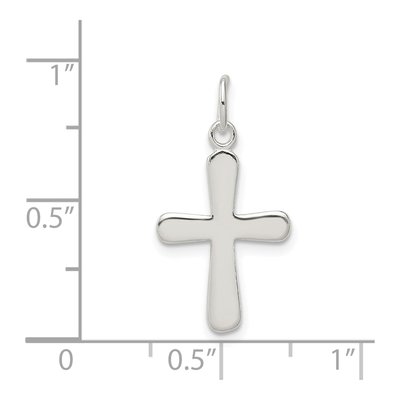 Sterling Silver Kids' Cross Charm – view 4