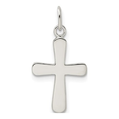 Sterling Silver Kids' Cross Charm – view 5