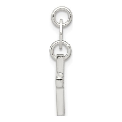 Sterling Silver CZ Cross Pendant – view 3