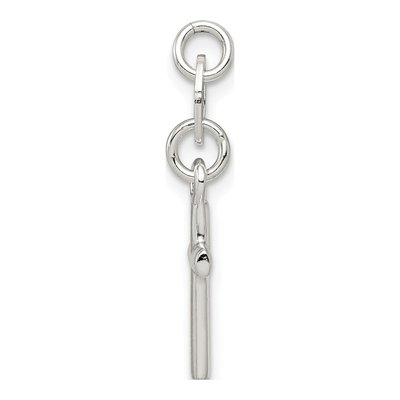 Sterling Silver Cross Charm – view 3