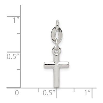 Sterling Silver Cross Charm – view 4
