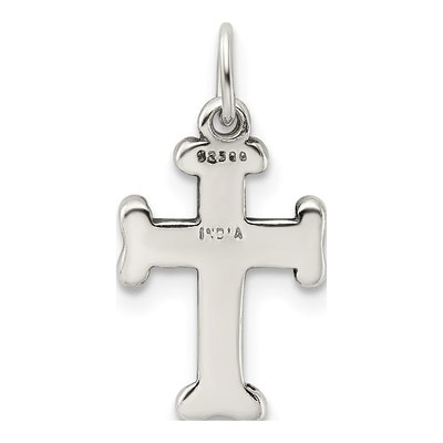 Sterling Silver Antiqued Cross Pendant – view 5