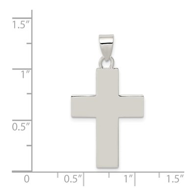 Sterling Silver Lord's Prayer Cross Pendant – view 5