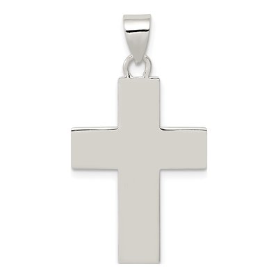 Sterling Silver Lord's Prayer Cross Pendant