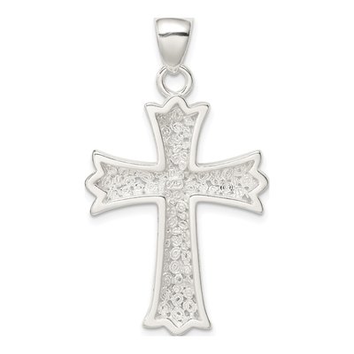 Sterling Silver Filigree Cross Pendant – view 5