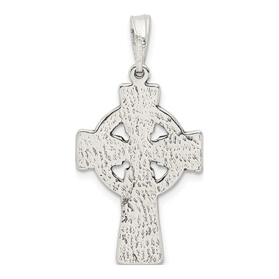 Sterling Silver Antiqued Celtic Cross Pendant – view 5