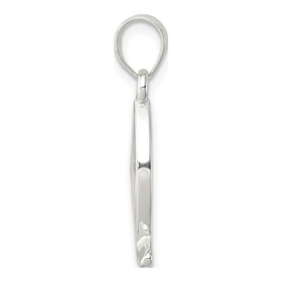 Sterling Silver Mustard Seed Ichthus Fish Pendant – view 3