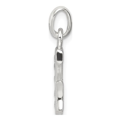 Sterling Silver CZ Letter G Pendant – view 2