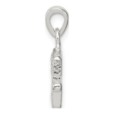 Sterling Silver CZ Letter G Pendant – view 3