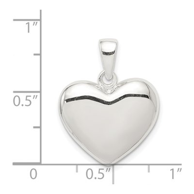 Sterling Silver Heart Pendant – view 4