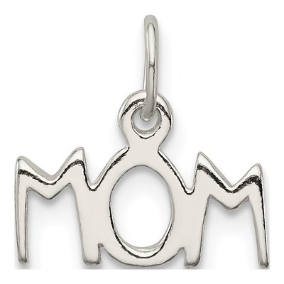 Sterling Silver Mom Pendant