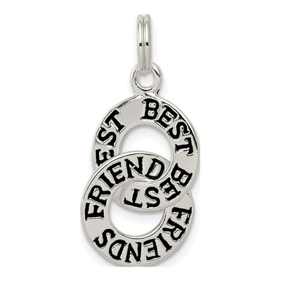 Sterling Silver Best Friends Pendant