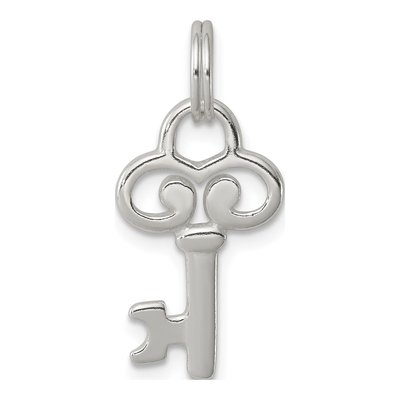 Sterling Silver Key Pendant