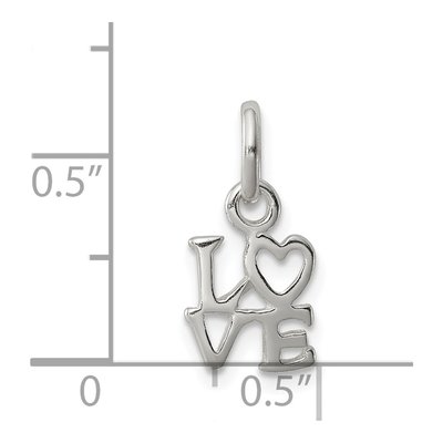 Sterling Silver Love Pendant – view 4