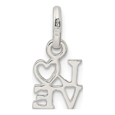 Sterling Silver Love Pendant – view 5