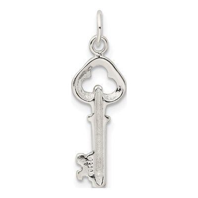 Sterling Silver Key Pendant – view 5