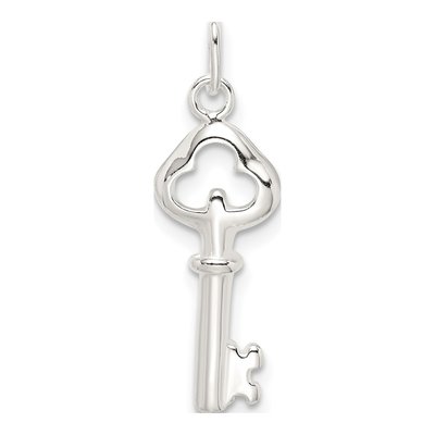 Sterling Silver Key Pendant