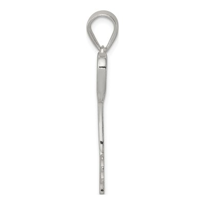 Sterling Silver Key Pendant – view 3