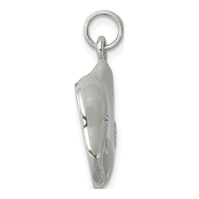 Sterling Silver CZ Enamel Elephant Charm – view 3