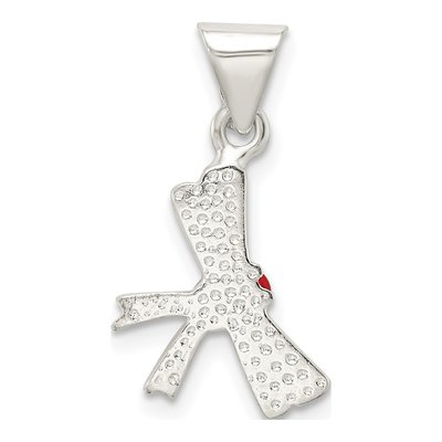 Sterling Silver Enameled Diploma Charm – view 4