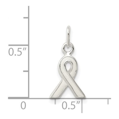 Sterling Silver Enamel Awareness Charm – view 4