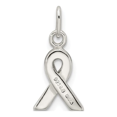 Sterling Silver Green Enamel Awareness Charm – view 5