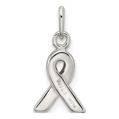 Sterling Silver Orange Enamel Awareness Charm – view 5