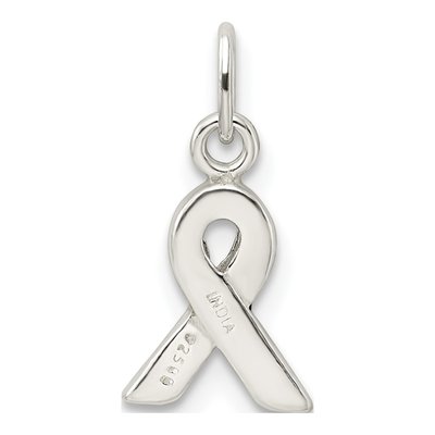 Sterling Silver Brown Enamel Awareness Charm – view 5