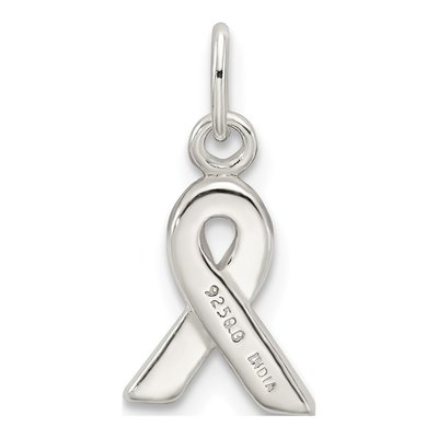Sterling Silver Purple Enamel Awareness Charm – view 5