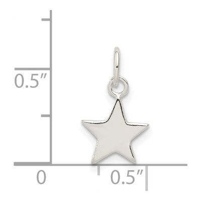 Sterling Silver Star Charm – view 4