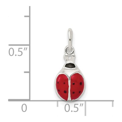 Sterling Silver Enameled Bug Charm – view 4