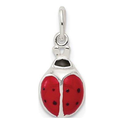 Sterling Silver Enameled Bug Charm