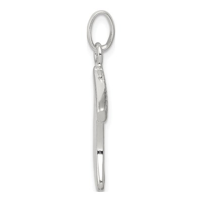 Sterling Silver Enameled Christmas Stocking Charm – view 3