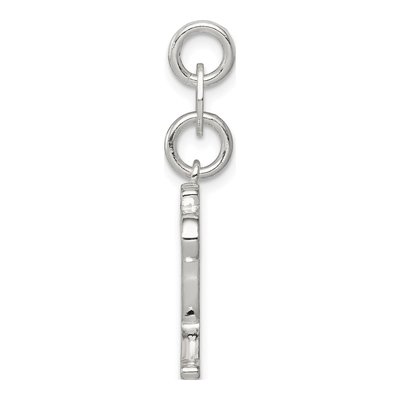 Sterling Silver Enameled Santa's Sled Charm – view 3