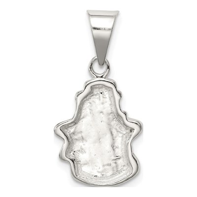 Sterling Silver Enamel Snowman Pendant – view 5