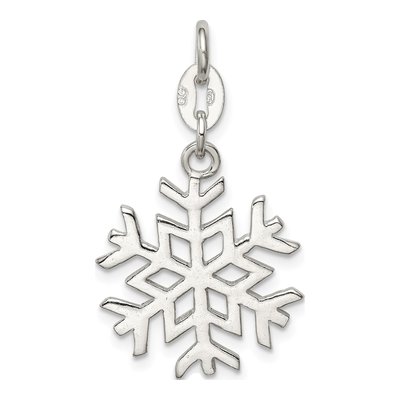 Sterling Silver Snowflake Charm – view 5