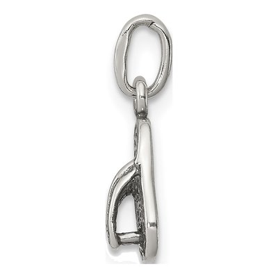 Sterling Silver Flip Flop for Girls Charm – view 3