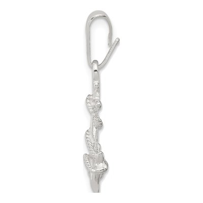 Sterling Silver Anchor Rope Pendant – view 3
