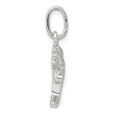Sterling Silver Dolphin Pendant – view 3