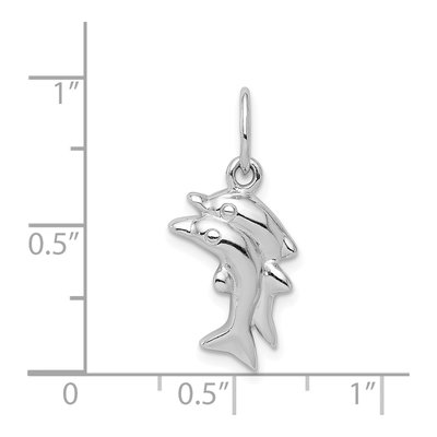 Sterling Silver Dolphin Pendant – view 4