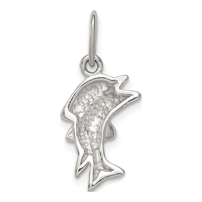 Sterling Silver Dolphin Pendant – view 5