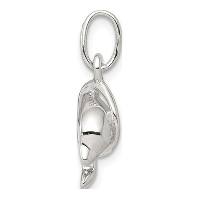 Sterling Silver Dolphin Diving Charm – view 3