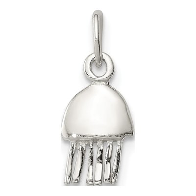 Sterling Silver Jellyfish Pendant