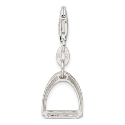 Sterling Silver Horse Stirrup Pendant – view 5