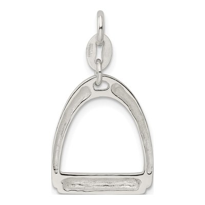 Sterling Silver Horse Stirrup Pendant – view 5