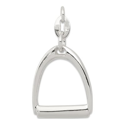 Sterling Silver Horse Stirrup Pendant