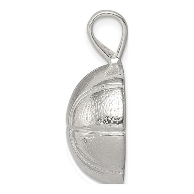 Sterling Silver Basketball Pendant – view 3