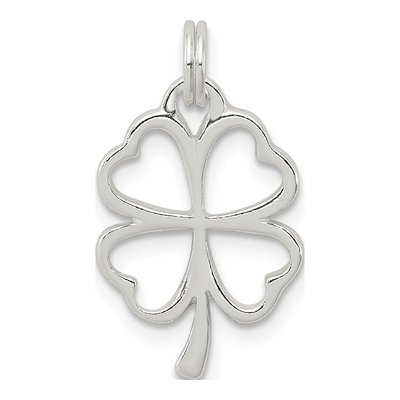 Sterling Silver Four Leaf Clover Pendant